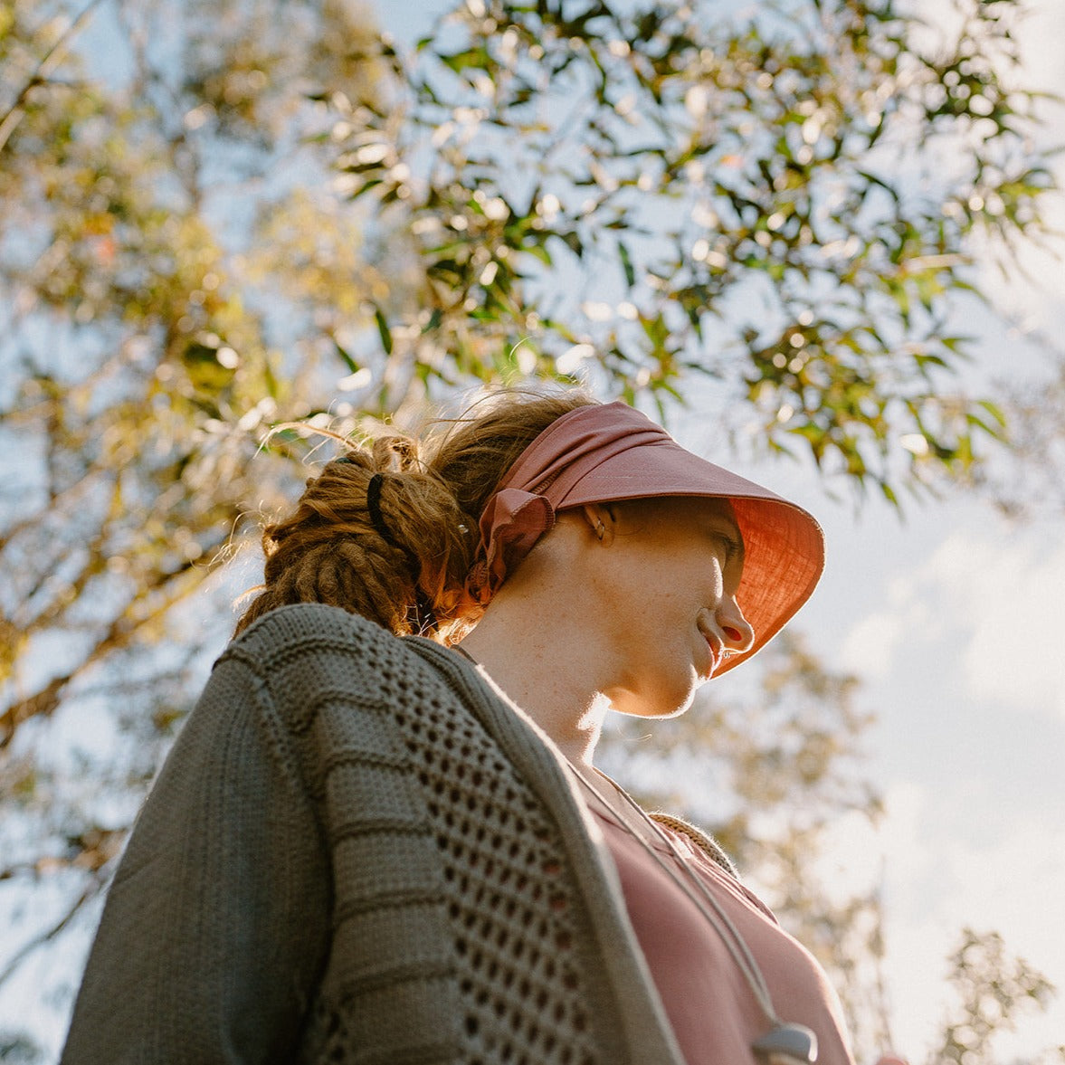 Handmade Dread Wrap Visor