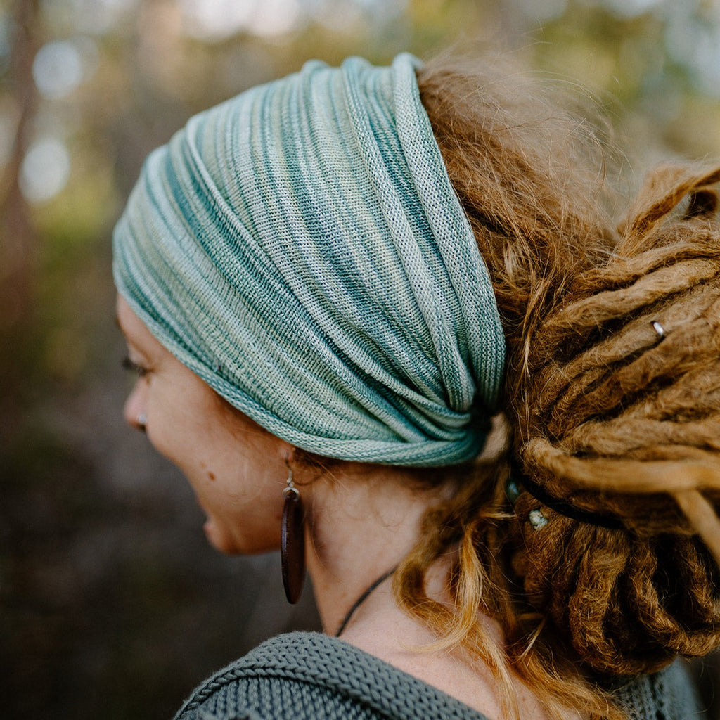 Earthy Headband Dreadlock Accessories Dead Wrap Loc Tie Distressed Texture  Headband Unique Wide Headband Wide Obi Belt Waistband 