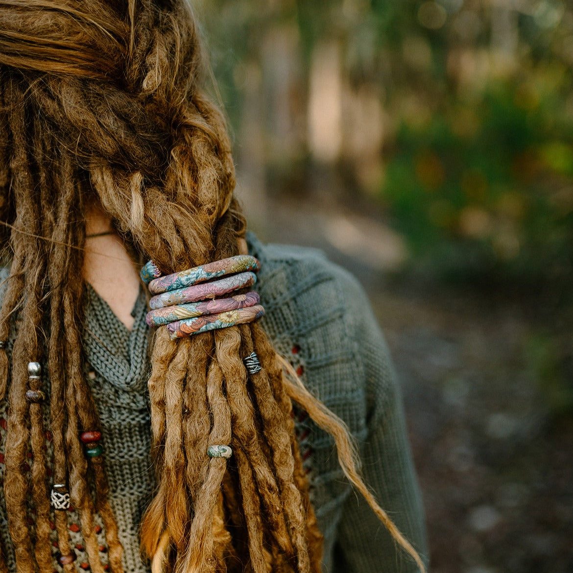 Spring Floral Vegan Spiralocks