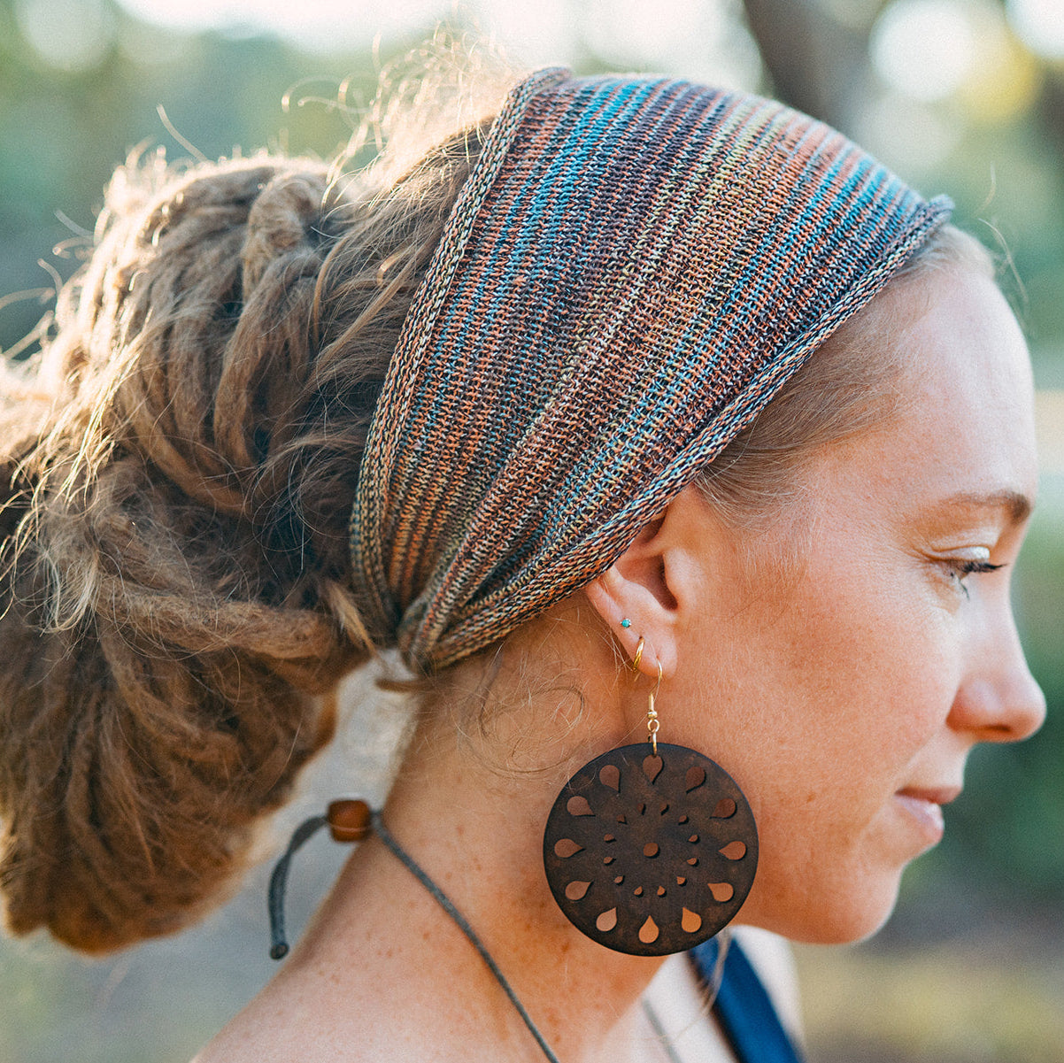 Regular Cotton Headband - Mountain Dreads