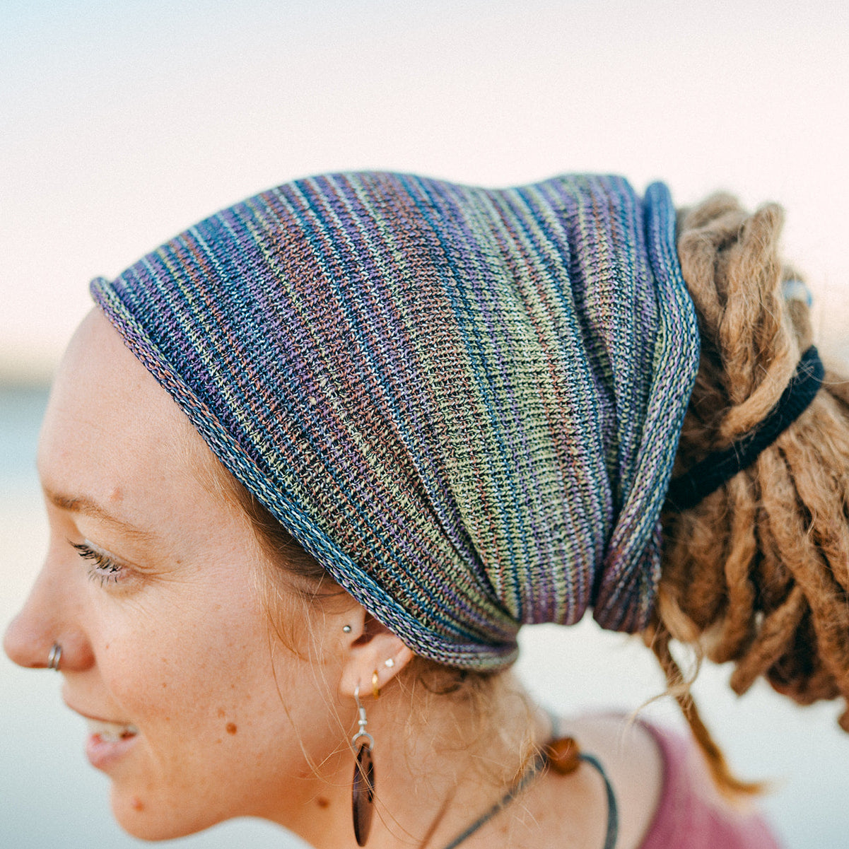 Fairy Garden Wide Cotton Headband - Mountain Dreads