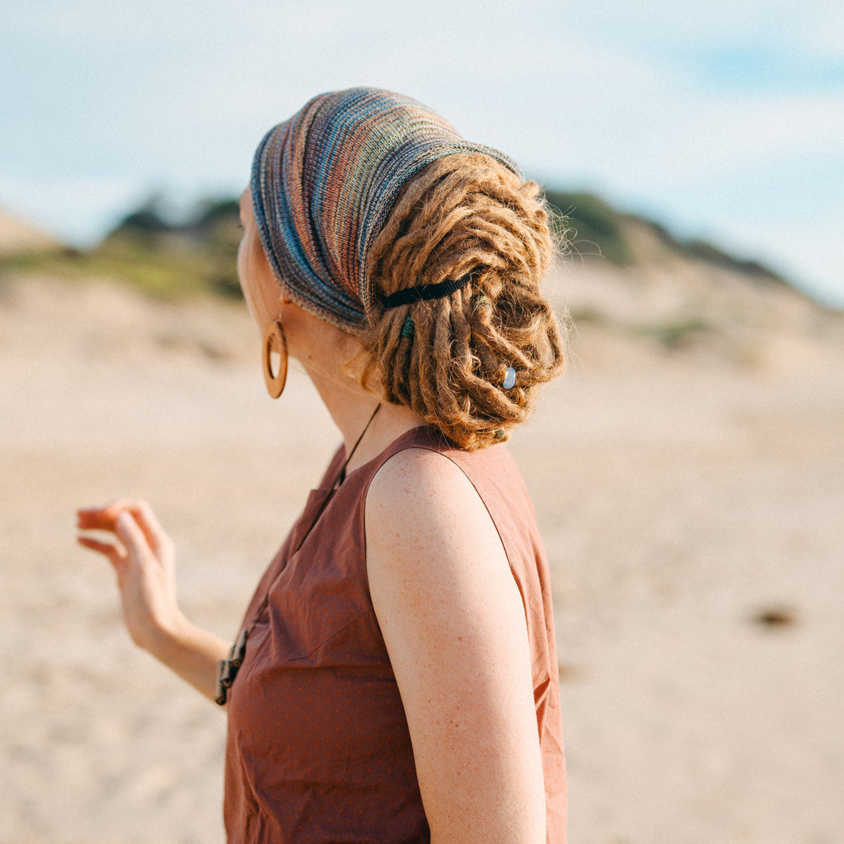 Wide Cotton Headband (view 10) - Mountain Dreads