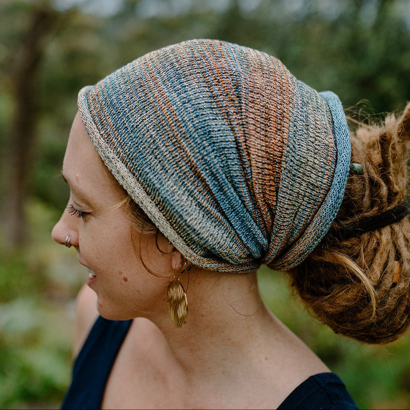 Wide Cotton Headband - Seagrass
