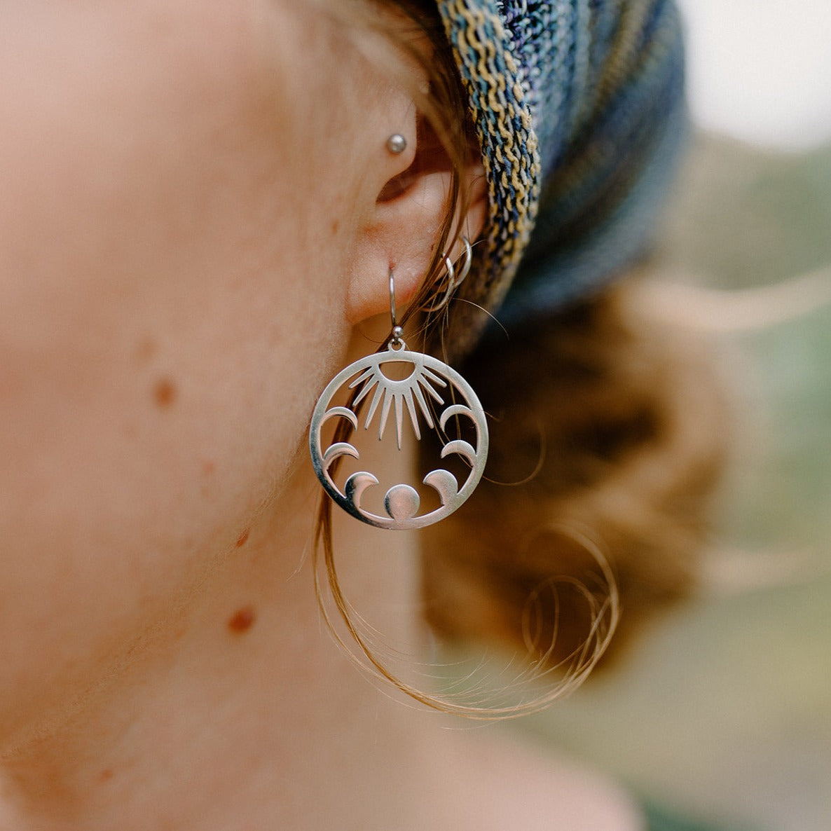 Lunar Phase Earrings