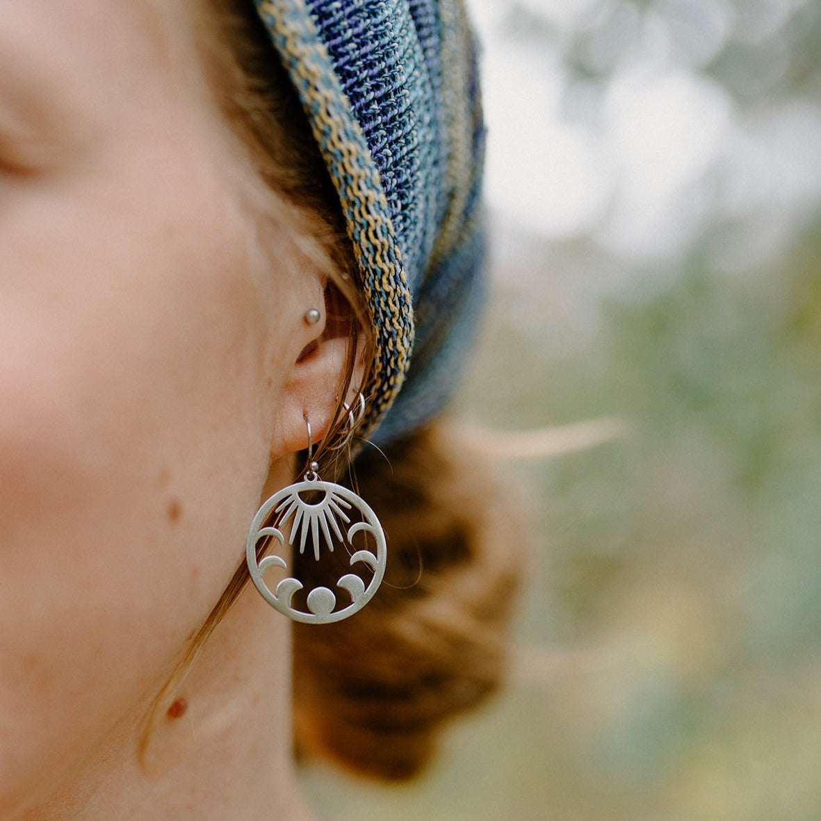 Lunar Phase Earrings