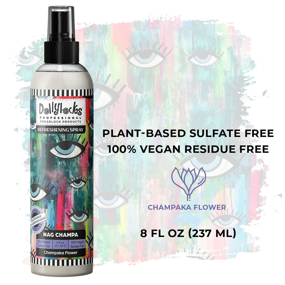 Dollylocks Refreshing Spray, Nag Champa - Mountain Dreads