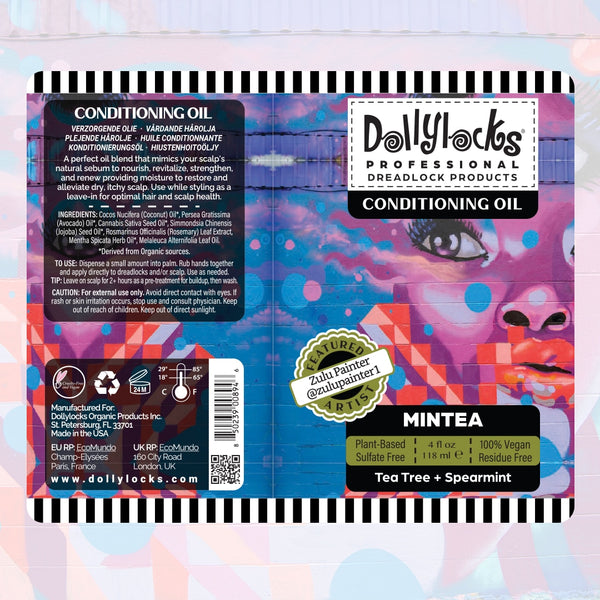 Dollylocks Conditioning Oil | Tea Tree Spearmint | MINTEA