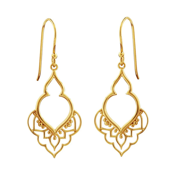 Moroccan Doorway Earrings Gold