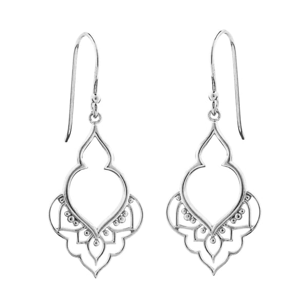 Sterling Silver Moroccan Doorway Earrings
