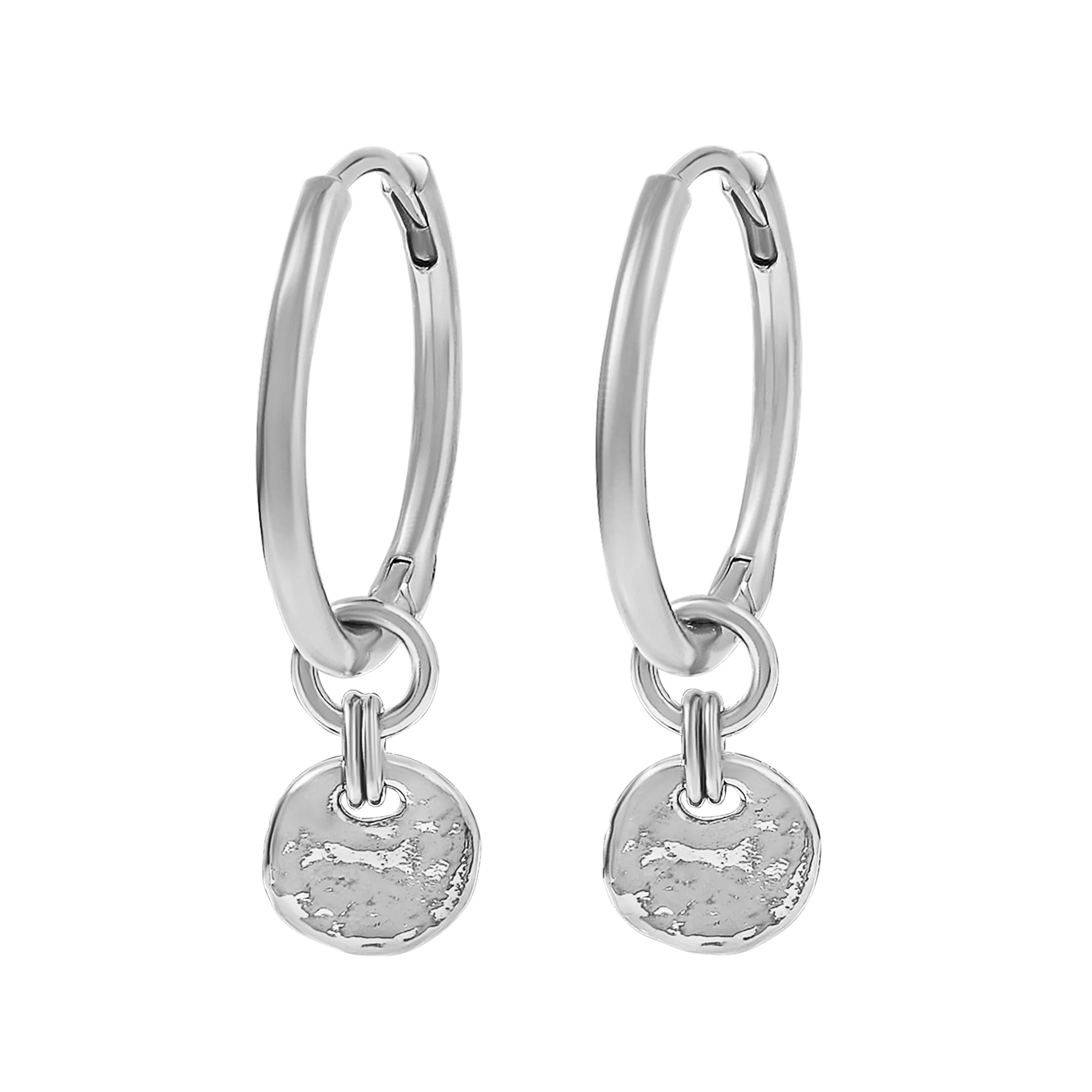 Sterling Silver Aura Huggies