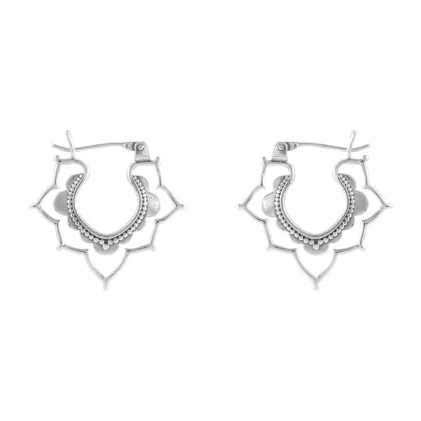 Sterling Silver Temple Sleeper Earrings