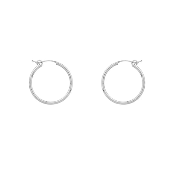 Sterling Silver Hoop Sleepers