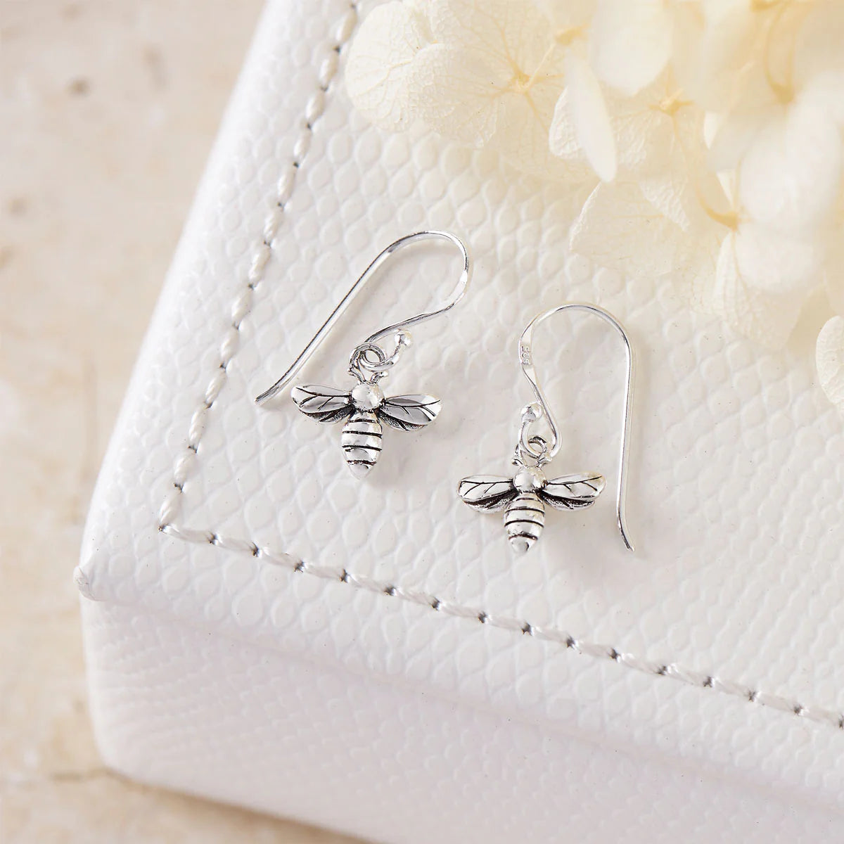 Sterling Silver Meant to Bee Earrings
