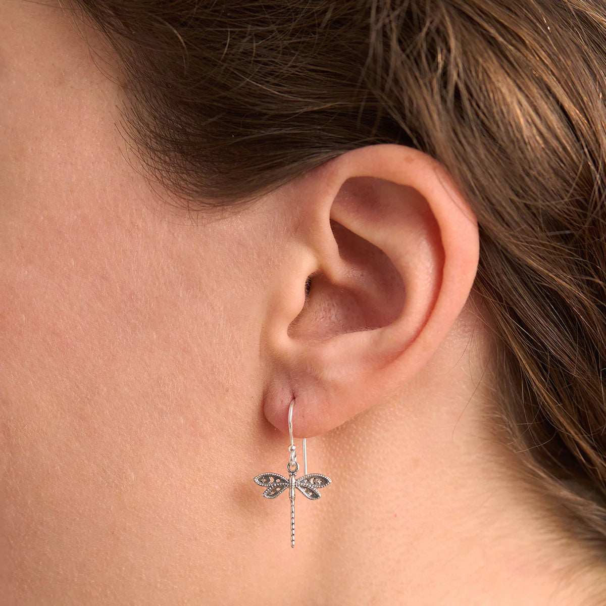 Sterling Silver | Wild Dragonfly Earrings