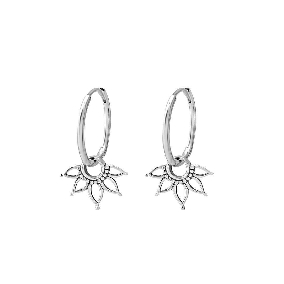 Sterling Silver Amara Huggies