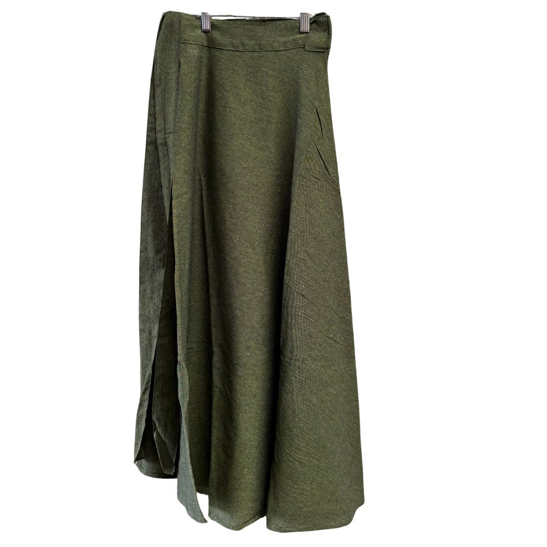 Nymph | Long Cotton Wrap Skirt