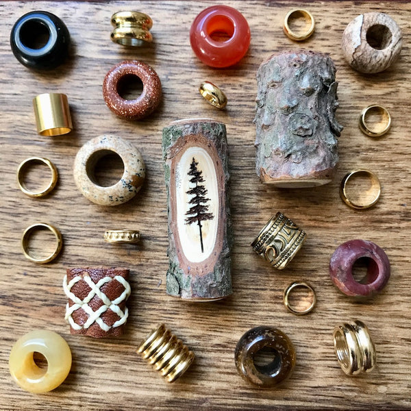 Sienna Dreadlock Beads | Set of 25
