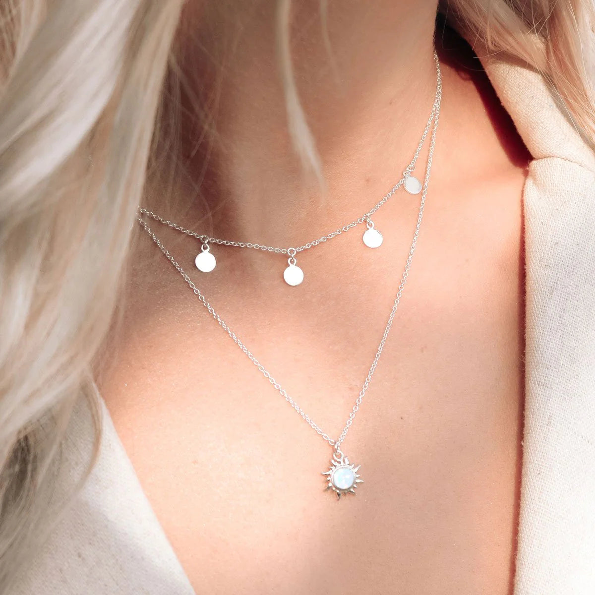 Sterling Silver | In Alignment Necklace