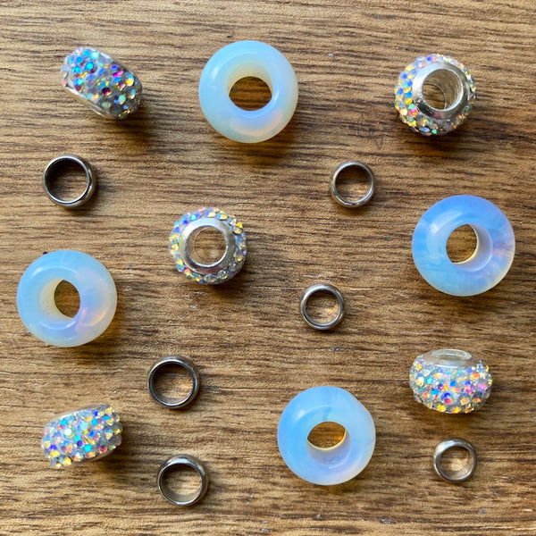 Bejeweled Dreadlock Beads | Set of 15