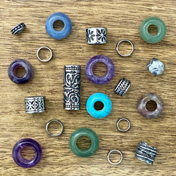 Orchid Dreadlock Beads | Set Of 20