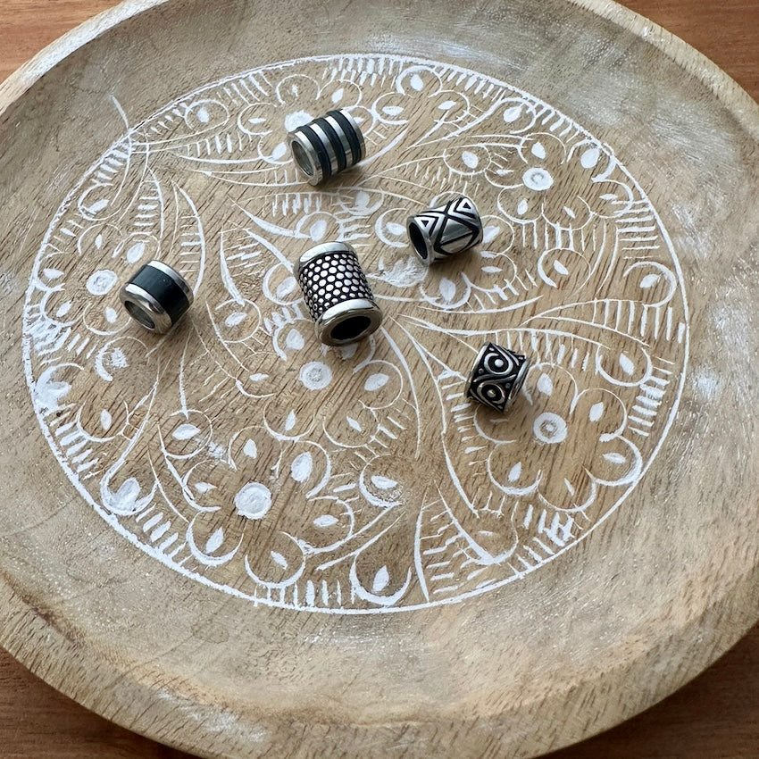 Stainless Steel Beads | Set Of 5