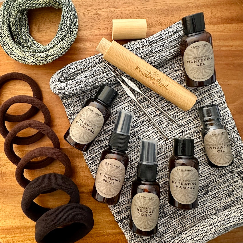 Latte | Dread Care Pack with Raw Roots