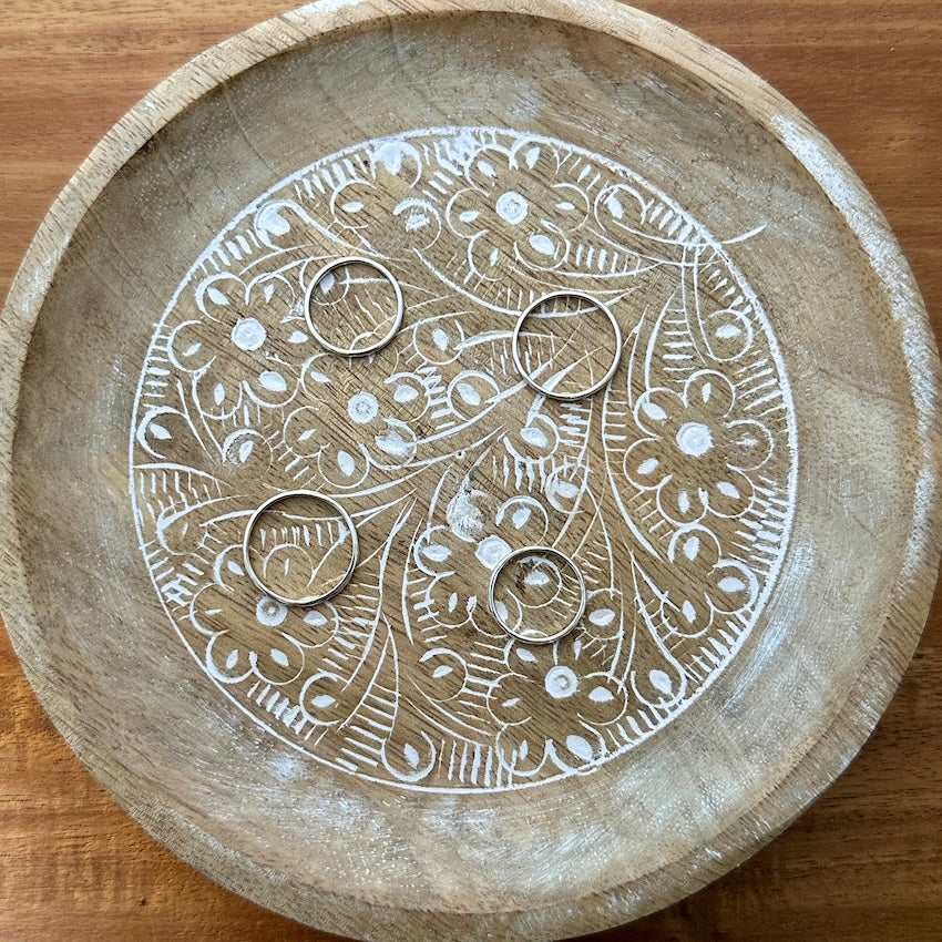 Extra Large Sterling Silver Dreadlock Ring