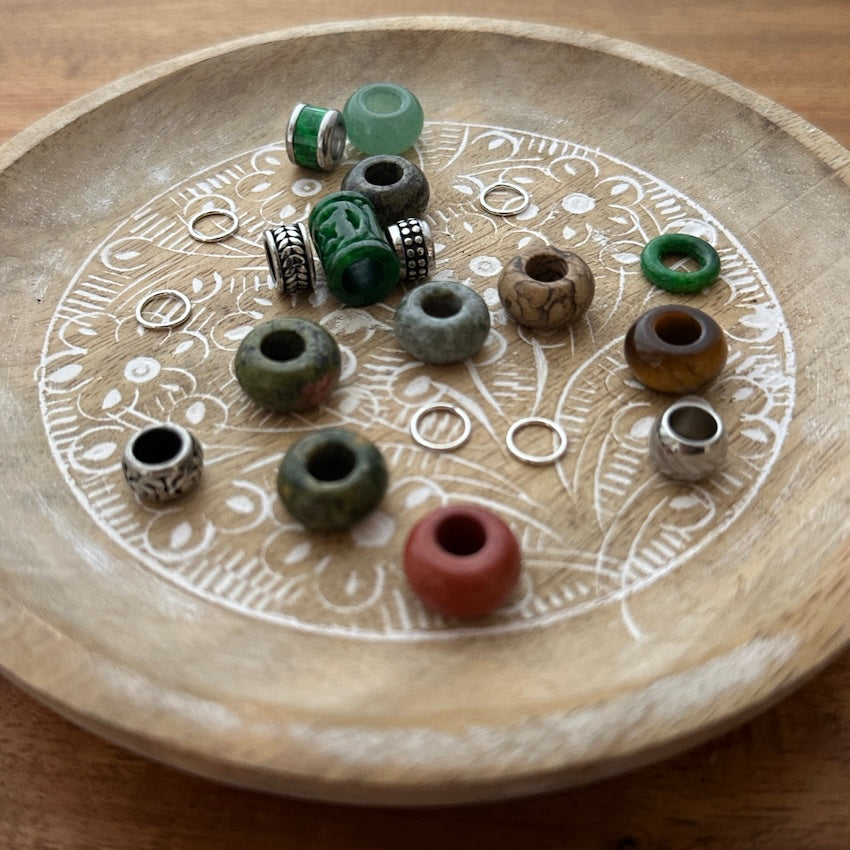 Juniper Forest Dreadlock Beads | Set Of 20