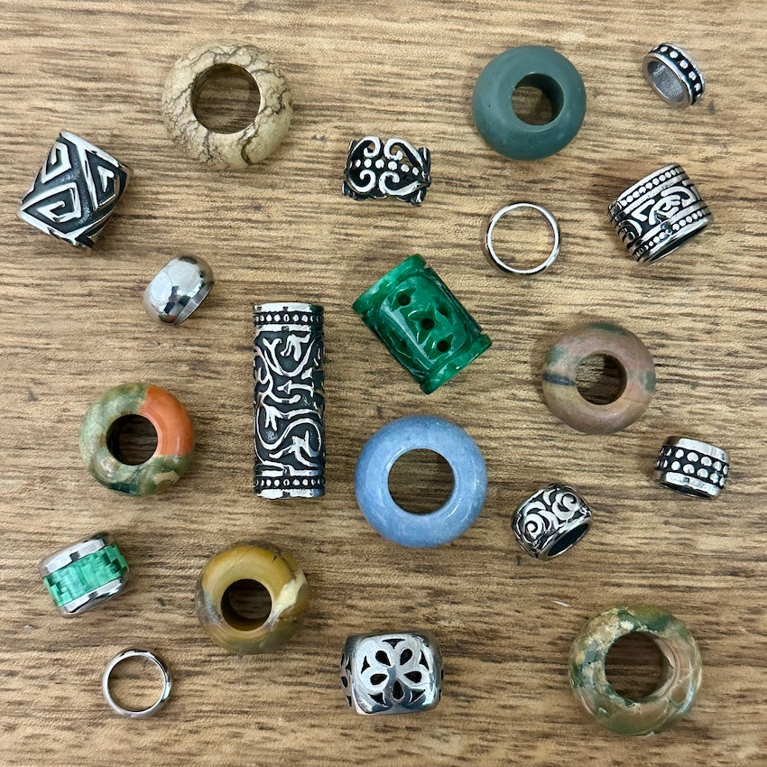 Wandering River Dreadlock Beads | Set Of 20