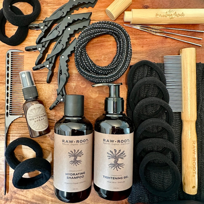 Ultimate Dreadlock Starter Kit with Raw Roots