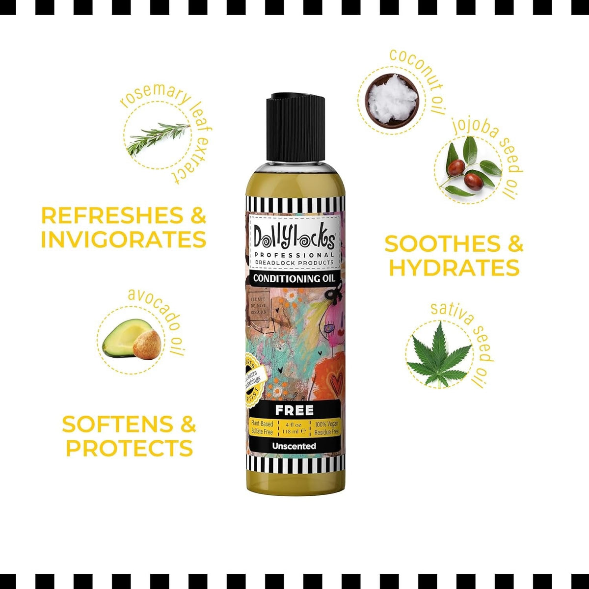 Dollylocks Conditioning Oil | Unscented | FREE