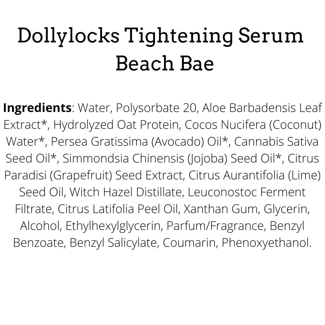 Dollylocks Tightening Serum | Coconut Lime | Beach Bae