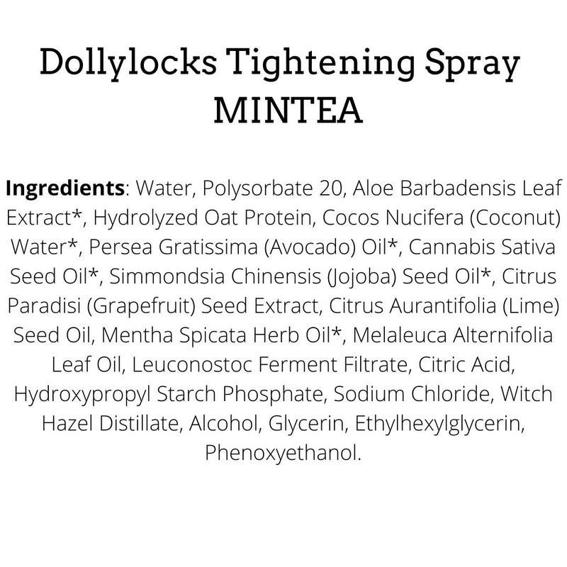 Dollylocks Tightening Spray | Tea Tree Spearmint | MINTEA