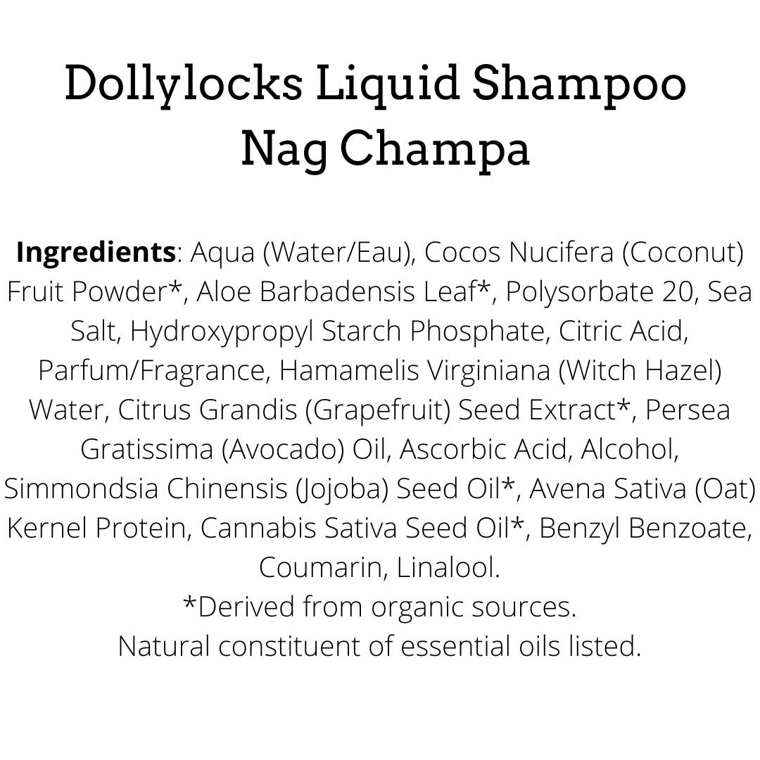 Dollylocks Clarifying Liquid Shampoo | Nag Champa
