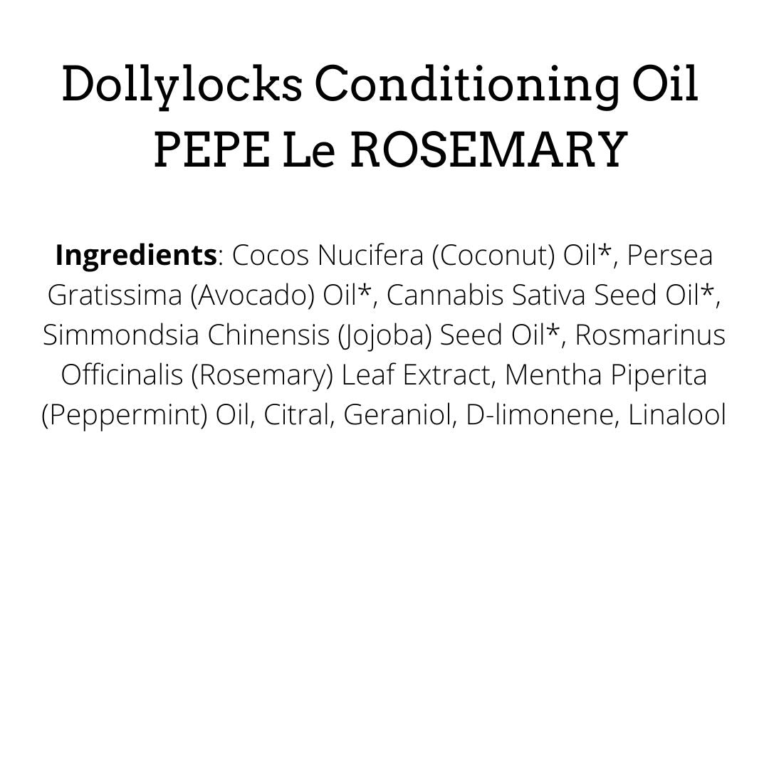 Dollylocks Conditioning Oil | Pepe Le Rosemary