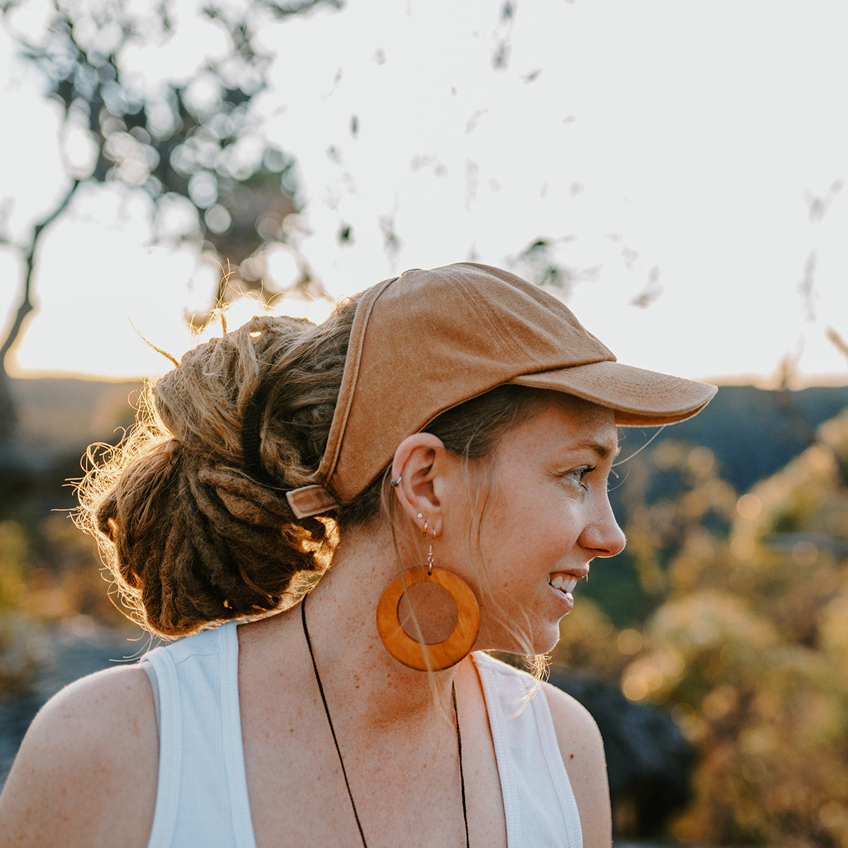 Large Wooden Earrings