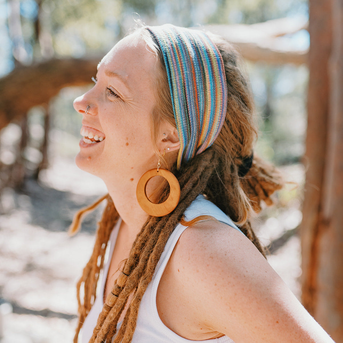 Large Wooden Earrings