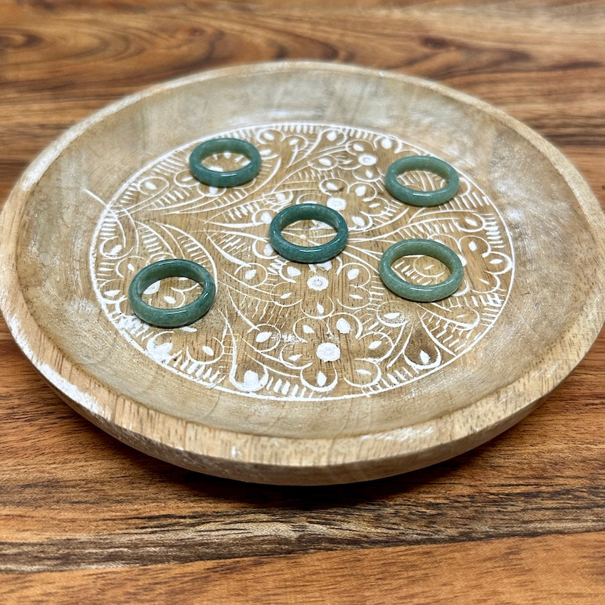 Extra Large Jade Dread Ring