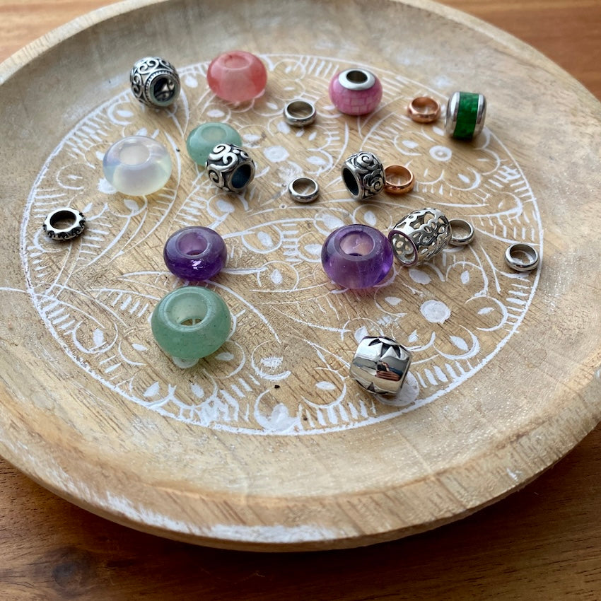 Wildflower Dreadlock Beads | Set Of 20