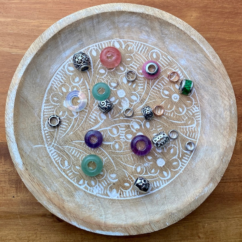 Wildflower Dreadlock Beads | Set Of 20