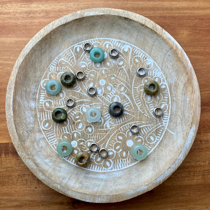 Green Gemstone Mix | Set of 20