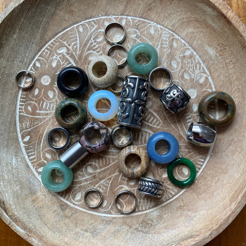 Woodland Dreadlock Beads | Set Of 25