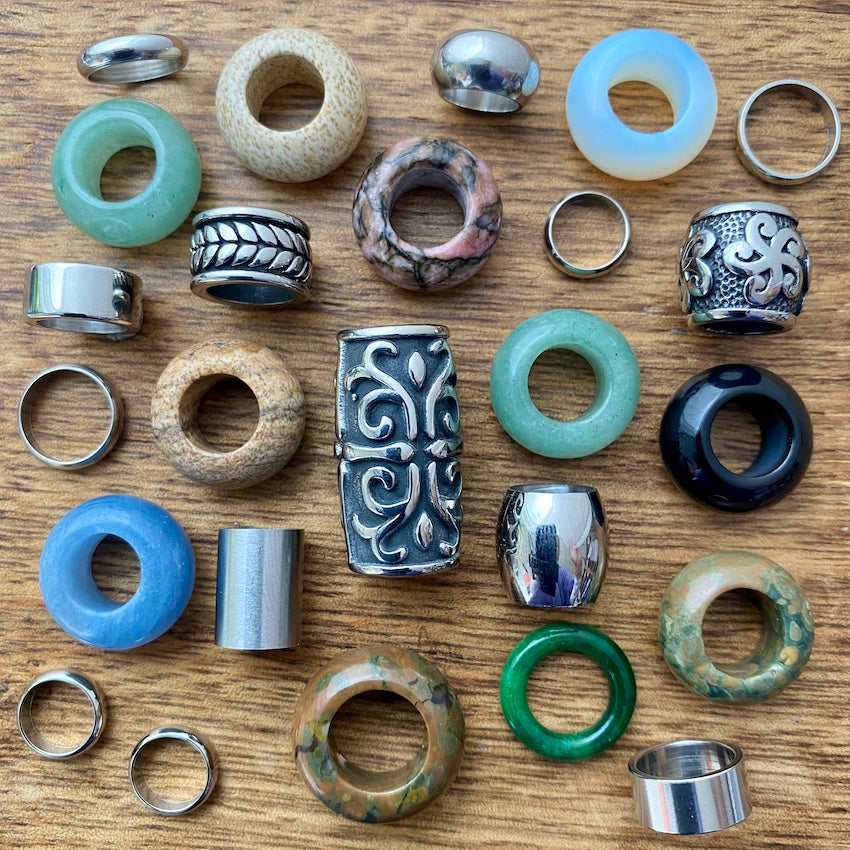 Woodland Dreadlock Beads | Set Of 25