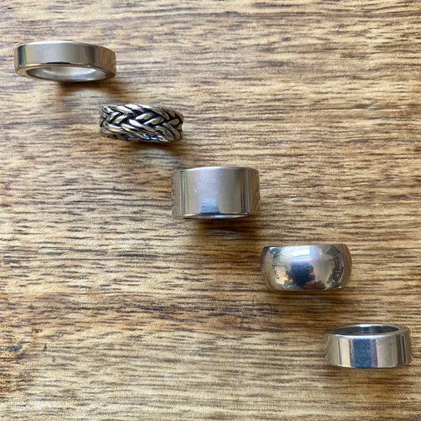Large Stainless Steel Dreadlock Beads | Set Of 5