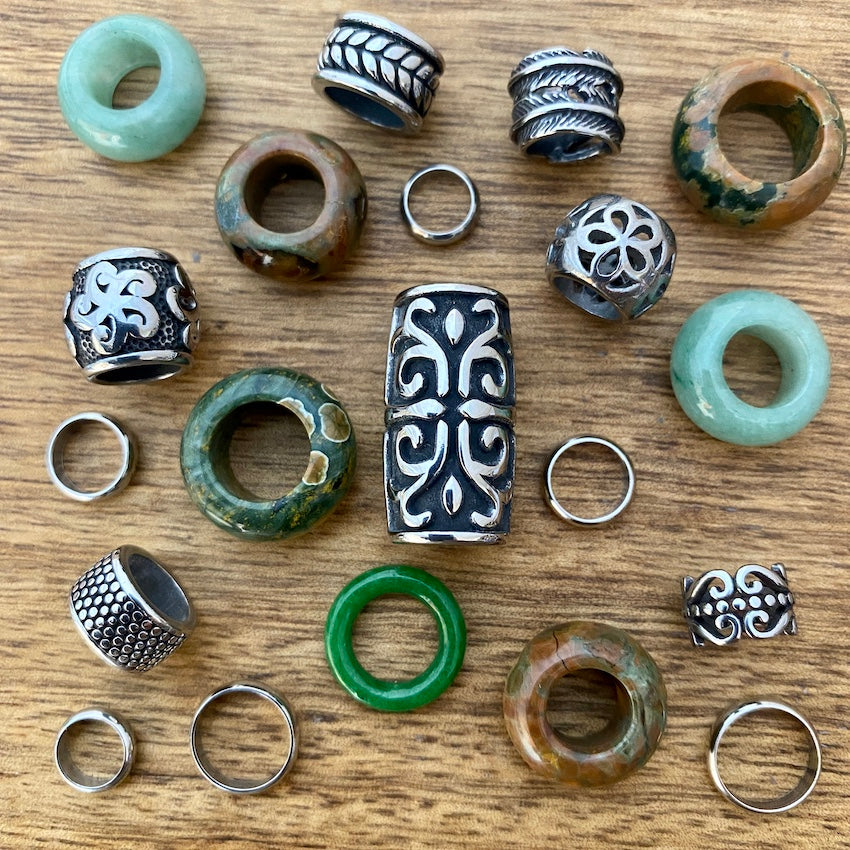 Evergreen Dreadlock Beads | Set Of 20