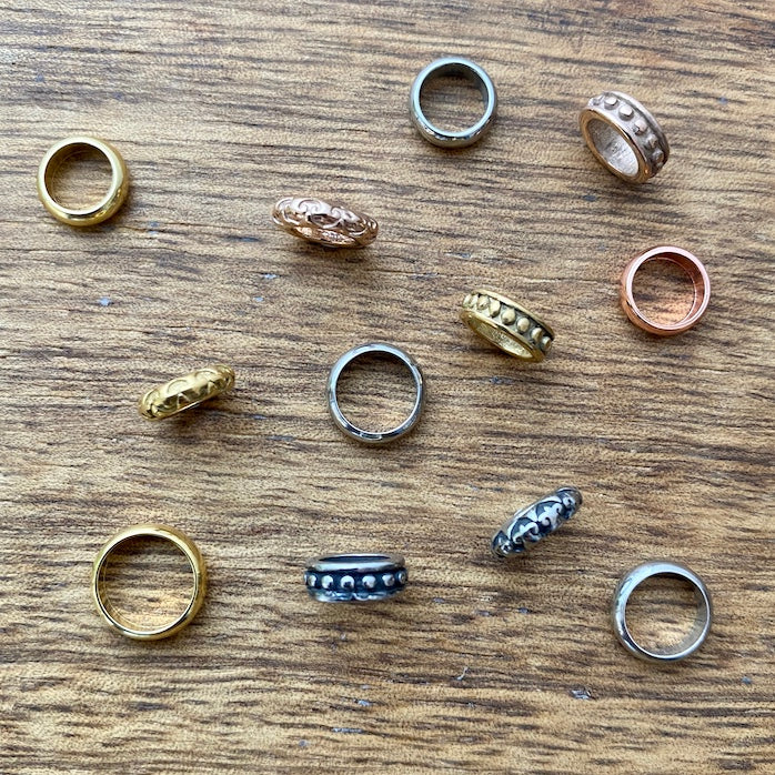 Mixed Dreadlock Rings | Set of 12