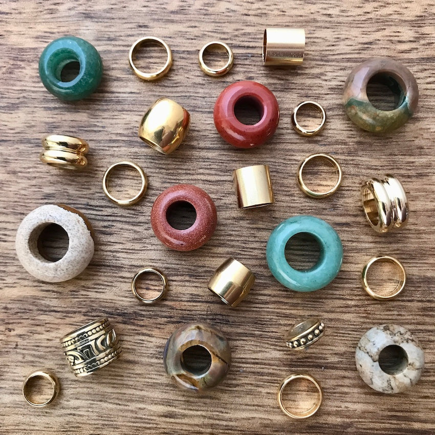 Autumn Love Dreadlock Beads | Set Of 25