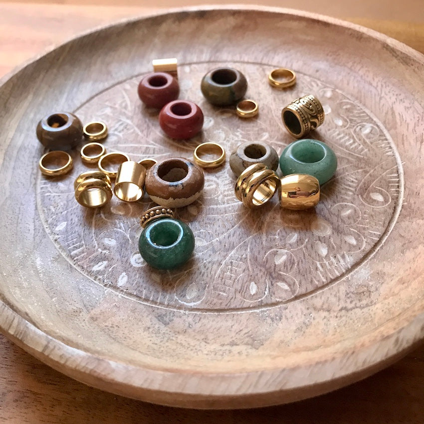 Autumn Love Dreadlock Beads | Set Of 25