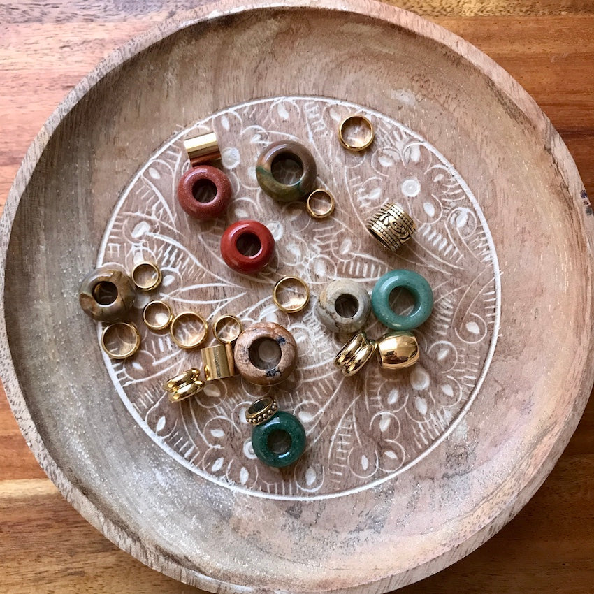 Autumn Love Dreadlock Beads | Set Of 25