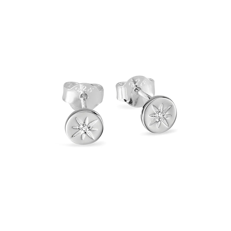 Sterling Silver Delicate Enchanted Light Studs